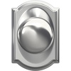 image:imageSchlage F170 PLY 622 Plymouth Door Knob One Sided NonTurning Dummy Door Handle Matte BlackBright Chrome