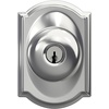 image:imageSchlage F170 PLY 622 Plymouth Door Knob One Sided NonTurning Dummy Door Handle Matte BlackBright Chrome
