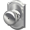 image:imageSchlage F170 PLY 622 Plymouth Door Knob One Sided NonTurning Dummy Door Handle Matte BlackBright Chrome