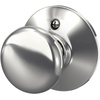 image:imageSchlage F170 PLY 622 Plymouth Door Knob One Sided NonTurning Dummy Door Handle Matte BlackBright Chrome