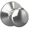 image:imageSchlage F170 PLY 622 Plymouth Door Knob One Sided NonTurning Dummy Door Handle Matte BlackBright Chrome