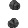 image:imageSchlage F170 PLY 622 Plymouth Door Knob One Sided NonTurning Dummy Door Handle Matte BlackMatte Black