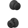 image:imageSchlage F170 PLY 622 Plymouth Door Knob One Sided NonTurning Dummy Door Handle Matte BlackMatte Black