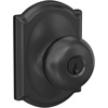 image:imageSchlage F170 PLY 622 Plymouth Door Knob One Sided NonTurning Dummy Door Handle Matte BlackMatte Black