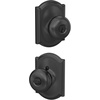 image:imageSchlage F170 PLY 622 Plymouth Door Knob One Sided NonTurning Dummy Door Handle Matte BlackMatte Black