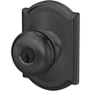 image:imageSchlage F170 PLY 622 Plymouth Door Knob One Sided NonTurning Dummy Door Handle Matte BlackMatte Black