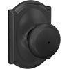 image:imageSchlage F170 PLY 622 Plymouth Door Knob One Sided NonTurning Dummy Door Handle Matte BlackMatte Black