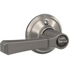 image:imageSchlage F170 PLY 622 Plymouth Door Knob One Sided NonTurning Dummy Door Handle Matte BlackSatin Chrome