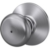 image:imageSchlage F170 PLY 622 Plymouth Door Knob One Sided NonTurning Dummy Door Handle Matte BlackSatin Chrome
