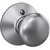 image:imageSchlage F170 PLY 622 Plymouth Door Knob One Sided NonTurning Dummy Door Handle Matte BlackSatin Chrome