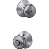 image:imageSchlage F170 PLY 622 Plymouth Door Knob One Sided NonTurning Dummy Door Handle Matte BlackSatin Chrome