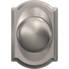 image:imageSchlage F170 PLY 622 Plymouth Door Knob One Sided NonTurning Dummy Door Handle Matte BlackSatin Nickel