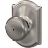image:imageSchlage F170 PLY 622 Plymouth Door Knob One Sided NonTurning Dummy Door Handle Matte BlackSatin Nickel