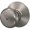 image:imageSchlage F170 PLY 622 Plymouth Door Knob One Sided NonTurning Dummy Door Handle Matte BlackSatin Nickel
