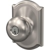 image:imageSchlage F170 PLY 622 Plymouth Door Knob One Sided NonTurning Dummy Door Handle Matte BlackSatin Nickel