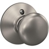 image:imageSchlage F170 PLY 622 Plymouth Door Knob One Sided NonTurning Dummy Door Handle Matte BlackSatin Nickel