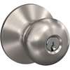 image:imageSchlage F170 PLY 622 Plymouth Door Knob One Sided NonTurning Dummy Door Handle Matte BlackSatin Nickel