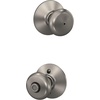 image:imageSchlage F170 PLY 622 Plymouth Door Knob One Sided NonTurning Dummy Door Handle Matte BlackSatin Nickel