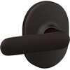 image:imageSchlage F40 DAV 622 RMN Davlin Door Lever with Remsen Trim Bed amp Bath Privacy Lock Matte BlackAged Bronze