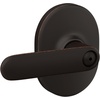 image:imageSchlage F40 DAV 622 RMN Davlin Door Lever with Remsen Trim Bed amp Bath Privacy Lock Matte BlackAged Bronze