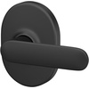 image:imageSchlage F40 DAV 622 RMN Davlin Door Lever with Remsen Trim Bed amp Bath Privacy Lock Matte BlackMatte Black
