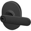 image:imageSchlage F40 DAV 622 RMN Davlin Door Lever with Remsen Trim Bed amp Bath Privacy Lock Matte BlackMatte Black
