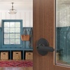image:imageSchlage F40 DAV 622 RMN Davlin Door Lever with Remsen Trim Bed amp Bath Privacy Lock Matte BlackMatte Black