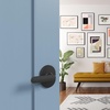 image:imageSchlage F40 DAV 622 RMN Davlin Door Lever with Remsen Trim Bed amp Bath Privacy Lock Matte BlackMatte Black