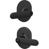 image:imageSchlage F40 DAV 622 RMN Davlin Door Lever with Remsen Trim Bed amp Bath Privacy Lock Matte BlackMatte Black