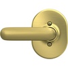 image:imageSchlage F40 DAV 622 RMN Davlin Door Lever with Remsen Trim Bed amp Bath Privacy Lock Matte BlackSatin Brass