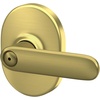 image:imageSchlage F40 DAV 622 RMN Davlin Door Lever with Remsen Trim Bed amp Bath Privacy Lock Matte BlackSatin Brass