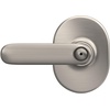image:imageSchlage F40 DAV 622 RMN Davlin Door Lever with Remsen Trim Bed amp Bath Privacy Lock Matte BlackSatin Nickel