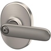 image:imageSchlage F40 DAV 622 RMN Davlin Door Lever with Remsen Trim Bed amp Bath Privacy Lock Matte BlackSatin Nickel