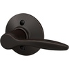 image:imageSchlage F40 DEL 608 Delfayo Door Lever with Standard Trim Bed amp Bath Privacy Lock Satin BrassAged Bronze