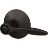 image:imageSchlage F40 DEL 608 Delfayo Door Lever with Standard Trim Bed amp Bath Privacy Lock Satin BrassAged Bronze