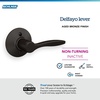 image:imageSchlage F40 DEL 608 Delfayo Door Lever with Standard Trim Bed amp Bath Privacy Lock Satin BrassAged Bronze
