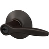 image:imageSchlage F40 DEL 608 Delfayo Door Lever with Standard Trim Bed amp Bath Privacy Lock Satin BrassAged Bronze