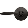 image:imageSchlage F40 DEL 608 Delfayo Door Lever with Standard Trim Bed amp Bath Privacy Lock Satin BrassAged Bronze