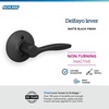 image:imageSchlage F40 DEL 608 Delfayo Door Lever with Standard Trim Bed amp Bath Privacy Lock Satin BrassMatte Black