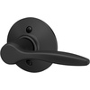 image:imageSchlage F40 DEL 608 Delfayo Door Lever with Standard Trim Bed amp Bath Privacy Lock Satin BrassMatte Black