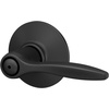 image:imageSchlage F40 DEL 608 Delfayo Door Lever with Standard Trim Bed amp Bath Privacy Lock Satin BrassMatte Black
