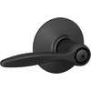 image:imageSchlage F40 DEL 608 Delfayo Door Lever with Standard Trim Bed amp Bath Privacy Lock Satin BrassMatte Black