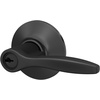 image:imageSchlage F40 DEL 608 Delfayo Door Lever with Standard Trim Bed amp Bath Privacy Lock Satin BrassMatte Black