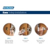 image:imageSchlage F40 DEL 608 Delfayo Door Lever with Standard Trim Bed amp Bath Privacy Lock Satin BrassSatin Nickel
