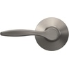 image:imageSchlage F40 DEL 608 Delfayo Door Lever with Standard Trim Bed amp Bath Privacy Lock Satin BrassSatin Nickel