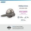 image:imageSchlage F40 DEL 608 Delfayo Door Lever with Standard Trim Bed amp Bath Privacy Lock Satin BrassSatin Nickel