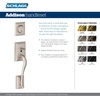 image:imageSchlage F60 V ADD 619 ACC Addison Front Entry Handleset with Accent Lever Deadbolt Keyed 1 Side Satin Nickel