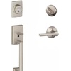 image:imageSchlage F60CEN619LAT Century Active Door Handleset with Latitude Interior Satin NickelSatin Nickel