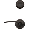 image:imageSchlage FB50 N V MER 716 Single Cylinder Deadbolt and Keyed Entry Merano Lever Aged BronzePack of 1