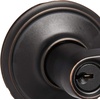 image:imageSchlage FB50N V FLA 716 Single Cylinder Deadbolt and Keyed Entry Flair Lever Aged BronzeSecurity SetFlair